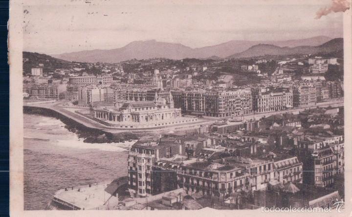 Cartoline: POSTAL SAN SEBASTIAN.- ENSANCHE DEL BARRIO DE GROS. CIRCULADA. 117 FOTO GALARZA