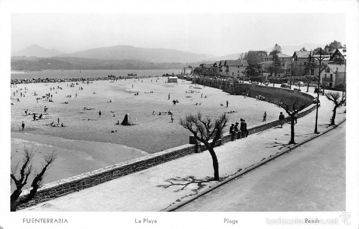 Postais: FUENTERRABIA (GUIPUZCOA).- LA PLAYA