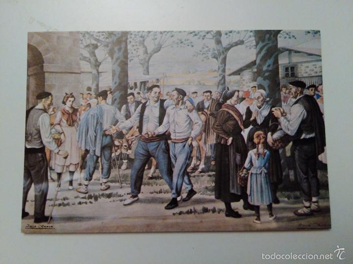 Cartoline: La feria. Pintura de jose arrue valle - sin circular