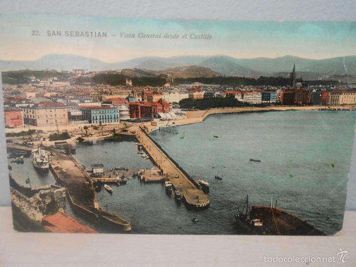 Cartoline: SAN SEBASTIAN. POSTAL CIRCULADA 1910.
