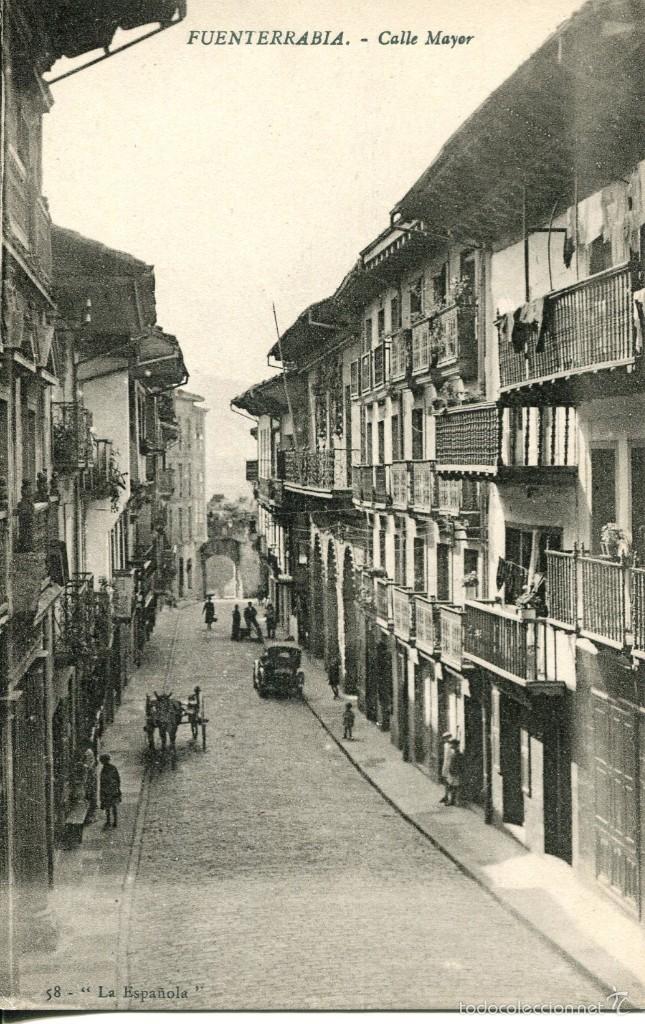 Postales: FUENTERRABIA-CALLE MAYOR- - Foto 1