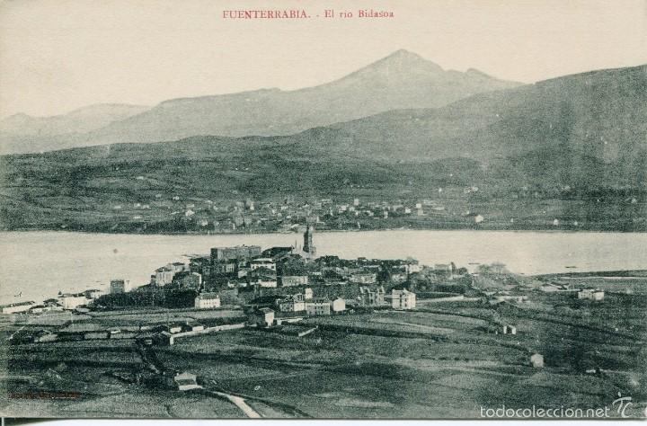 Postales: FUENTERRABIA-EL R&Iacute;O BIDASOA- - Foto 1
