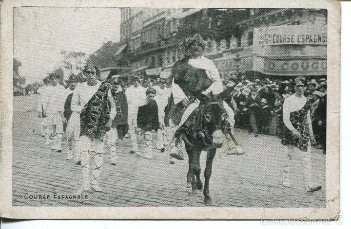 Postales: COURSE ESPAGNOLE- MUY RARA - Foto 1