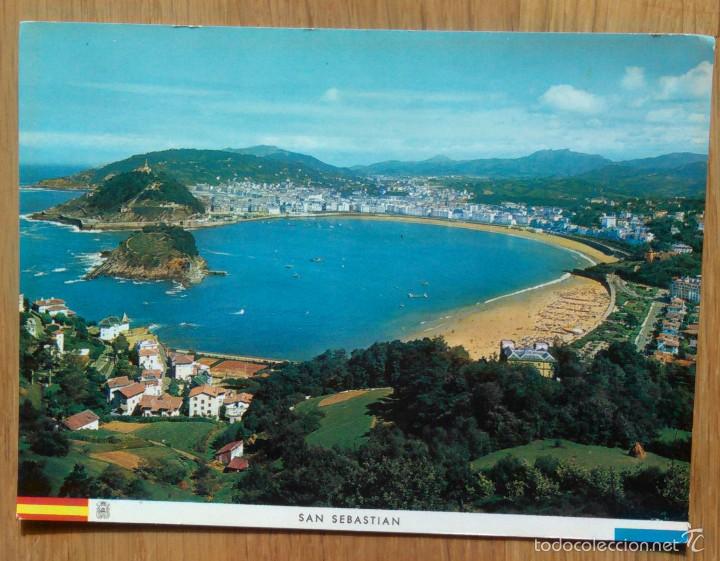 Postkarten: SAN SEBASTIAN - VISTA DESDE MONTE IGUELDO