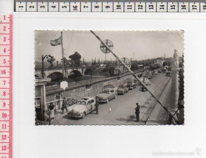 Postcards: 21.109 TARJETA POSTAL, BLANCO Y NEGRO, PUENTE INTERNACIONAL, IRUN, SAN SEBASTIAN