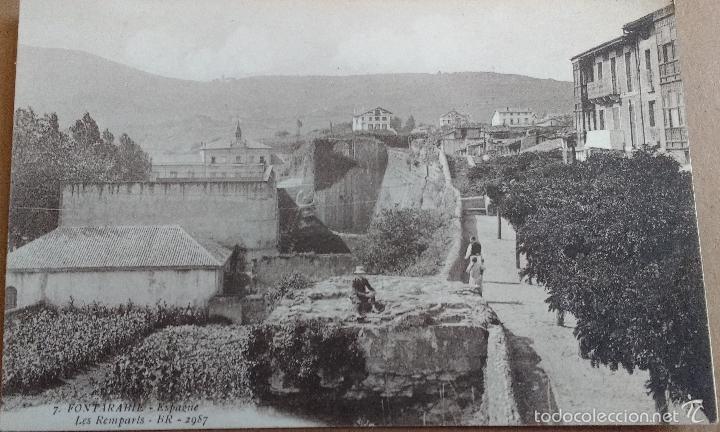 Postcards: FUENTERRABIA, GUIPUZCOA, FONTARABIE, ESPAGNE, LES REMPARTS. EDICION FRANCESA