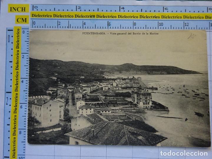 Postkarten: POSTAL DE GUIP&Uacute;ZCOA, FUENTERRABIA. A&Ntilde;OS 10 30. VISTA GENERAL DEL BARRIO DE LA MARINA. . 207
