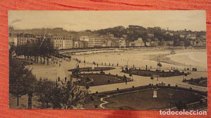 Cartes Postales: ANTIGUA POSTAL.PASEO Y PARQUE ALBERDI-EDER.SAN SEBASTIAN,GALARZA.