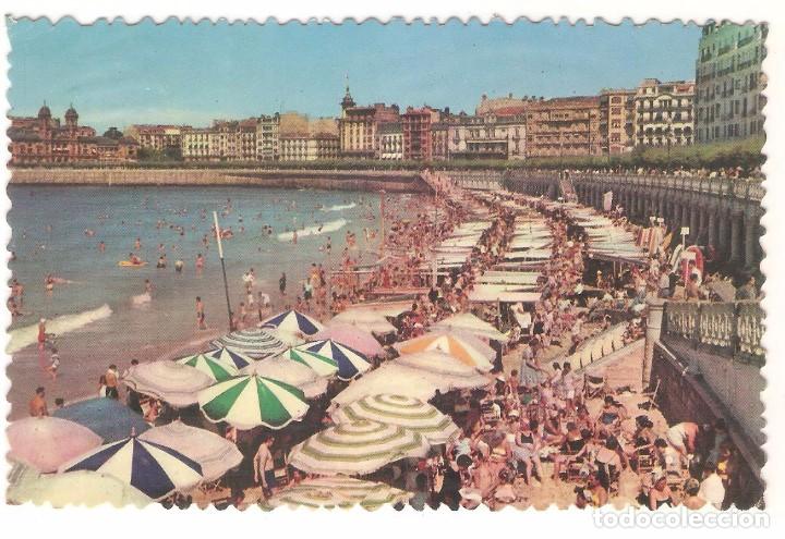 Postkarten: SAN SEBASTIAN, PLAYA DE LA CONCHA, FOTOCOLOR, SIN CIRCULAR
