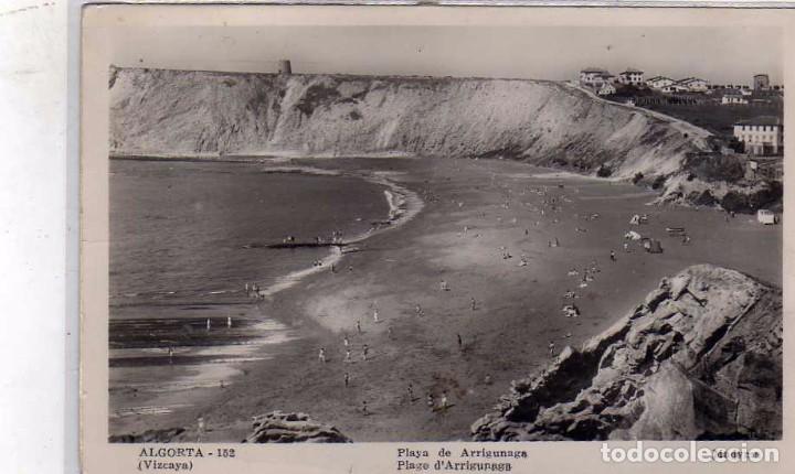 Postales: Algorta 152 Playa de Arrigunaga. Madyma. Circulada. - Foto 1