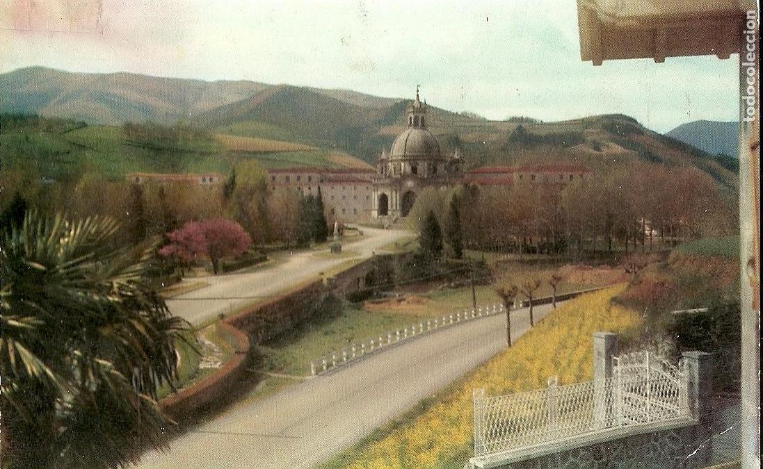Cartes Postales: POSTAL, SANTUARIO DE LOYOLA, AVENIDA DE SAN IGNACIO Y SANTA CASA, CIRCULADA