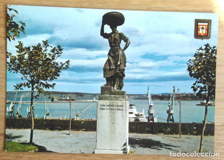 Postales: SANTURCE - MONUMENTO A LA SARDINERA - Foto 1