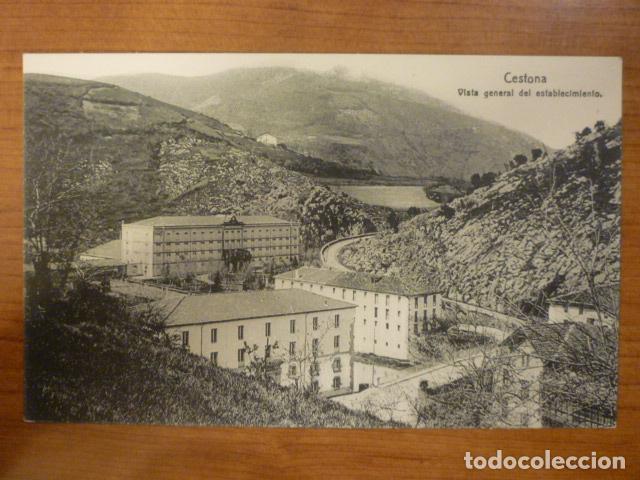 Postkarten: POSTAL VISTA GENERAL DEL ESTABLECIMIENTO (CESTONA). SIN ESCRIBIR.