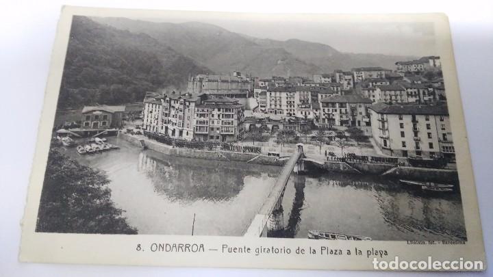 Postkarten: antigua postal de andarroa puente giratorio