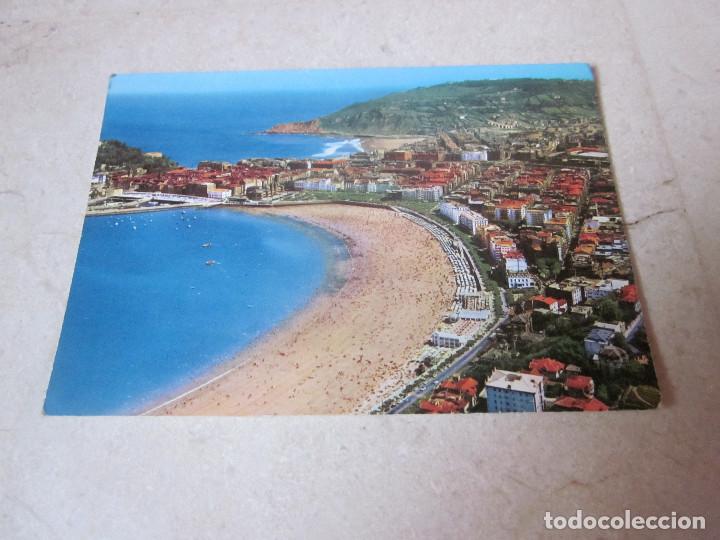 Postales: POSTAL A&Ntilde;O 1970 VISTA AEREA DE SAN SEBASTIAN