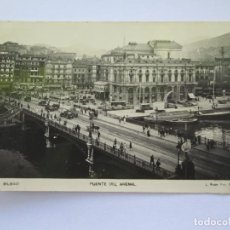 Postales: PUENTE DEL ARENAL BILBAO Nº 32 FOTO ROISIN 1931. Lote 69562517
