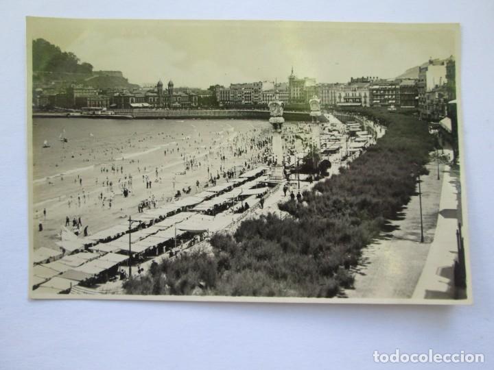 Postkarten: SAN SEBASTIAN PLAYA Y PASEO DE LA CONCHA N&ordm; 42 FOTO GALARZA