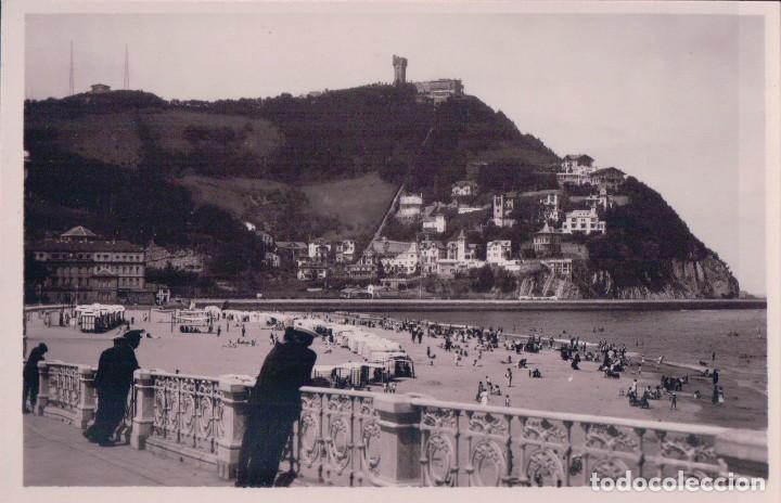 Postales: POSTAL SAN SEBASTIAN - PLAYA DE OINDARRETA-  FOTO GALARZA 401 -