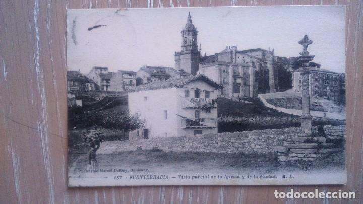 Postales: Fuenterrabia.Circulada 1-8-34 - Foto 1