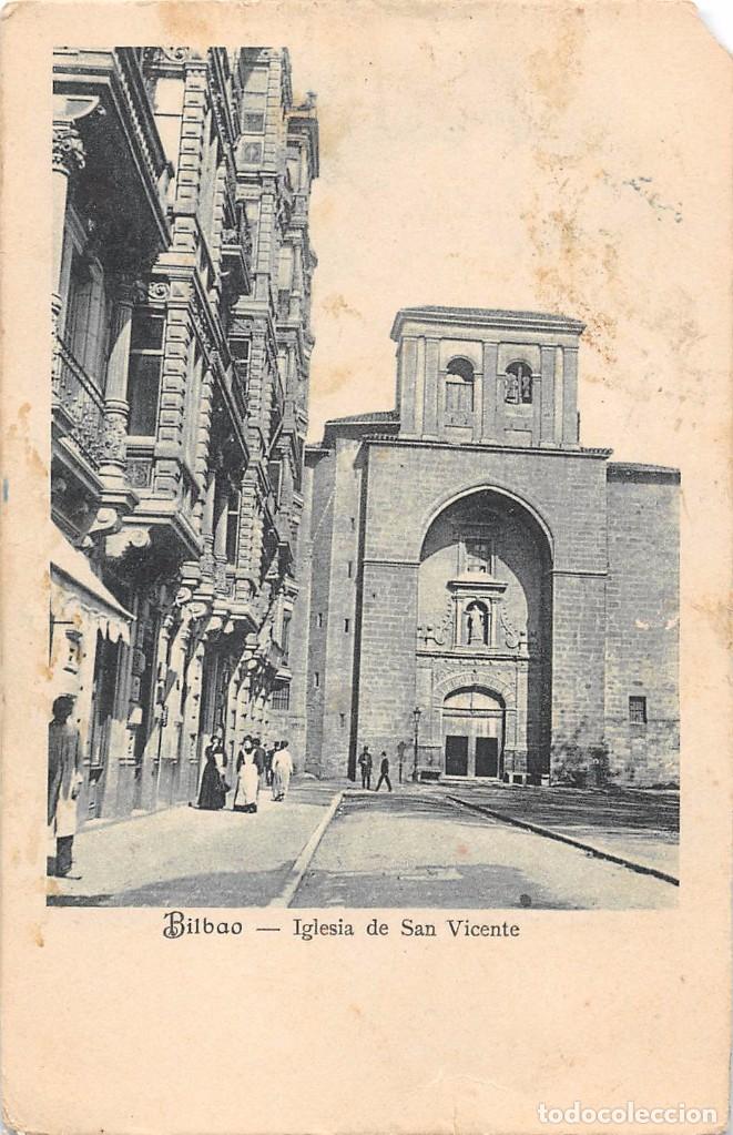 Postales: BILBAO.- IGLESIA DE SAN VICENTE