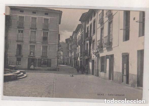Postales: Deva Calle Lersundi. Imp. V. Fernandez Eibar, Deva, editor. Sin circular. - Foto 1