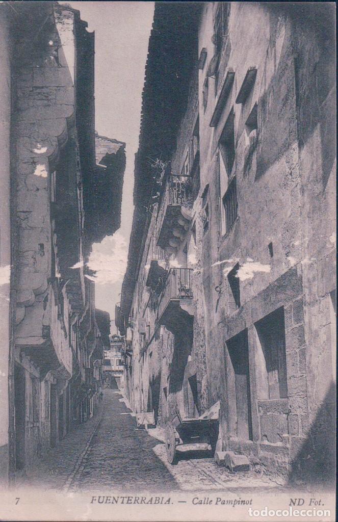 Postkarten: POSTAL DE GUIP&Uacute;ZCOA.  FUENTERRABIA CALLE PAMPINOT - ND FOT 7