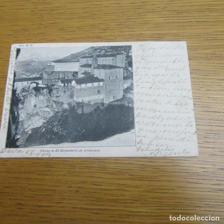 Cartoline: muy antigua postal san sebastian, o&ntilde;ate, el monasterio de aranzazu