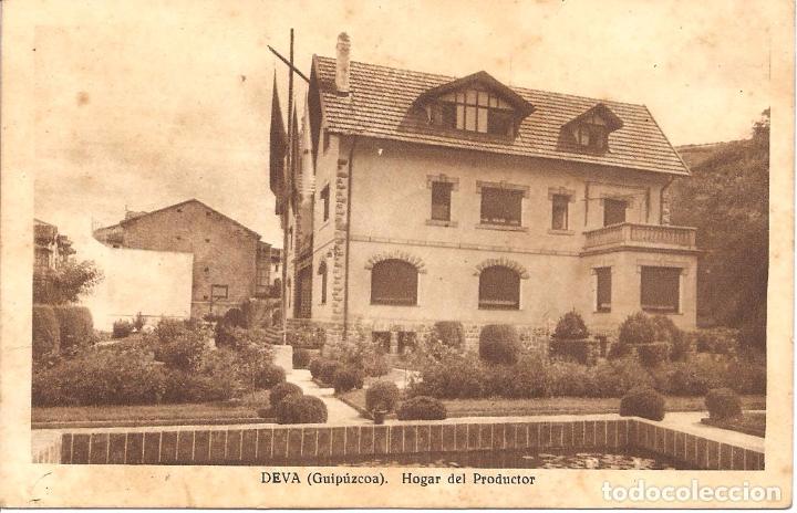 Postales: POSTAL, DEVA-GUIPUZCOA, HOGAR DEL PRODUCTOR,  CIRCULADA - Foto 1