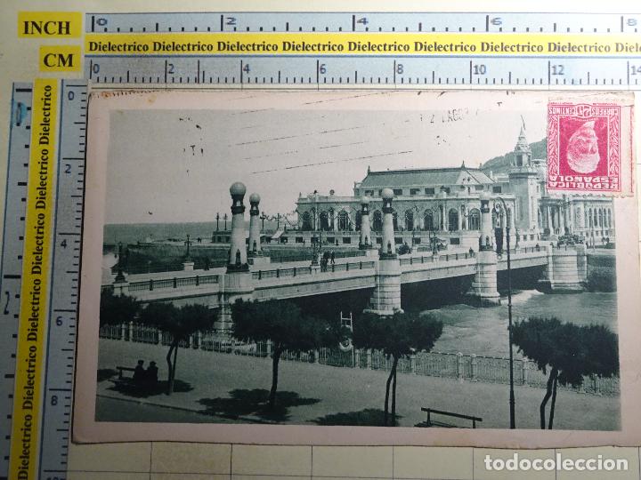 Postcards: POSTAL DE GUIP&Uacute;ZCOA, SAN SEBASTIAN. A&Ntilde;OS 10 30. PUENTE DEL KURSAAL. 1203