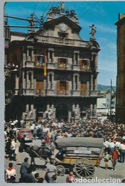 Cartes Postales: BONITA y ANTIGUA POSTAL DEL AYUNTAMIENTO DE PAMPLONA