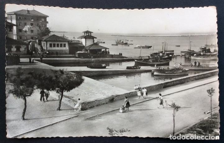 Postales: POSTAL FOTOGR&Aacute;FICA. EL MUELLE. FUENTERRABIA. GUIPUZCOA.