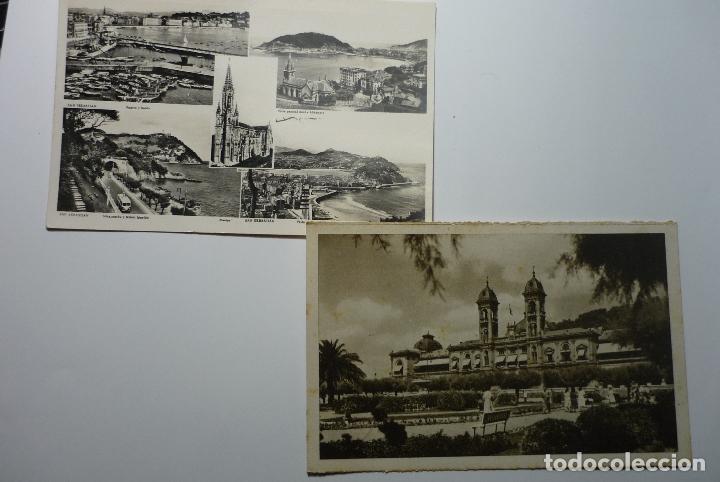 Cartes Postales: lote postales s.sebastian-ayuntamiento --varias vistas---ESCRITAS A&Ntilde;OS 50 CM