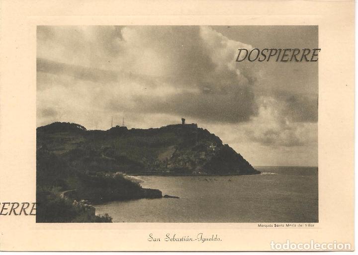 Cartes Postales: POSTAL, SAN SEBASTIAN, IGUELDO, FOT. MARQUES SANTA MAR&Iacute;A DEL VILLAR,