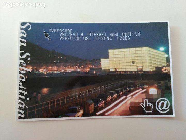 Cartes Postales: POSTAL DE SAN SEBASTIAN. PUBLICIDAD DE EVENTO CIBERSARE