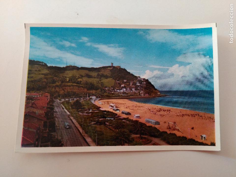 Cartes Postales: POSTAL DE SAN SEBASTIAN. 16. PLAYA DE ONDARRETA Y MONTE IGUELDO