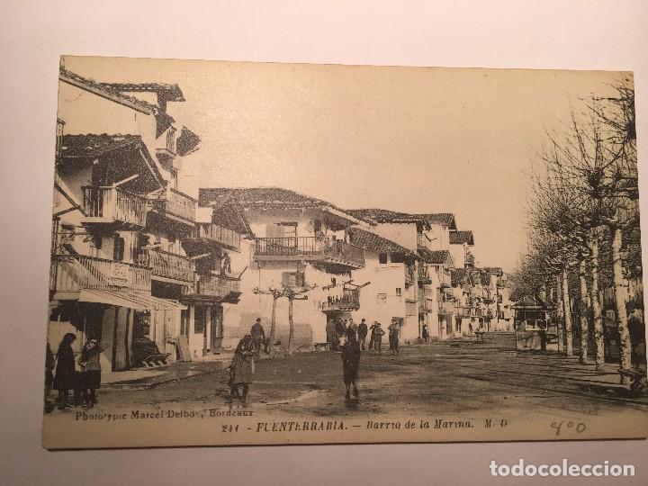 Postcards: RM400 TARJETA POSTAL ORIGINAL Pa&iacute;s Vasco FUENTERRABIA barrio de la MARINA 241 M. D. ANIMADA