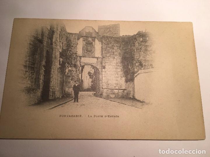 Postais: RM400 TARJETA POSTAL ORIGINALFUENTERRABIA SIN DIVIDIR P.P.S.XX FONTARRABIE L&acute;PORTA D&acute;ENTRE, RARA