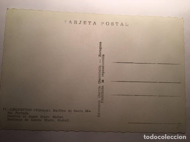 Postales: RM400 TARJETA POSTAL ORIGINAL LEQUEITIO 17 - Foto 2