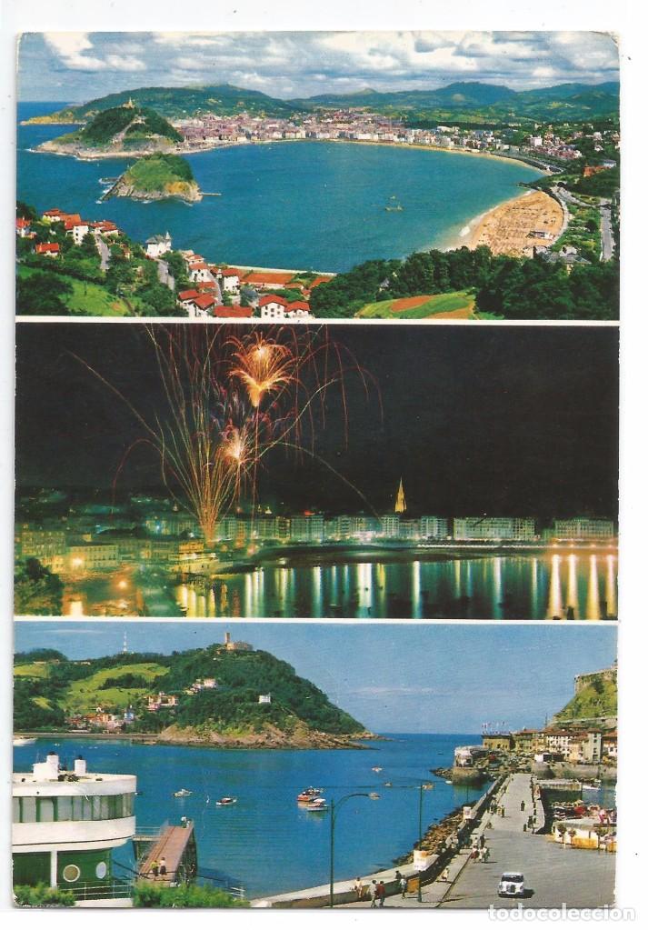 Postcards: SAN SEBASTIAN .- VISTA GENERAL DESDE EL MONTE IGUELDO .- EDICION MANIPEL /FOURNIER 1967