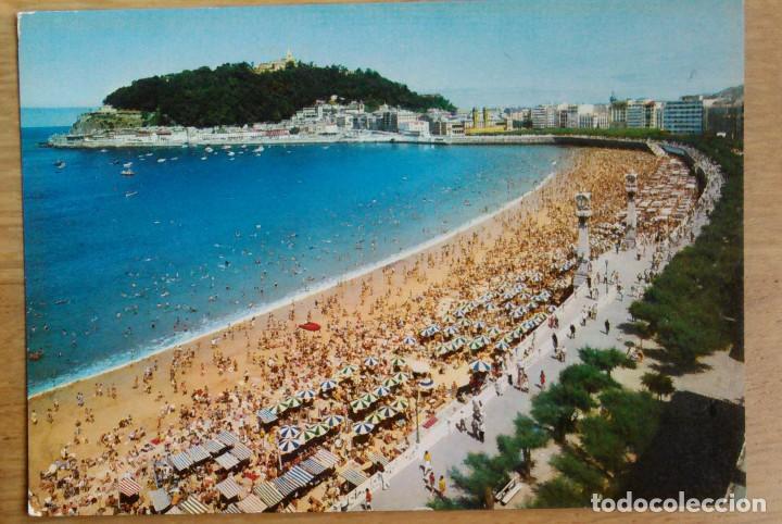 Postcards: SAN SEBASTIAN - PLAYA DE LA CONCHA