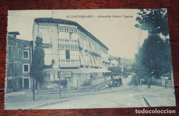 Cartes Postales: FUENTERRABIA (GUIPUZCOA), AVENIDA JAVIER UGARTE, BAZAR DEL ENSANCHE, SIN CIRCULAR
