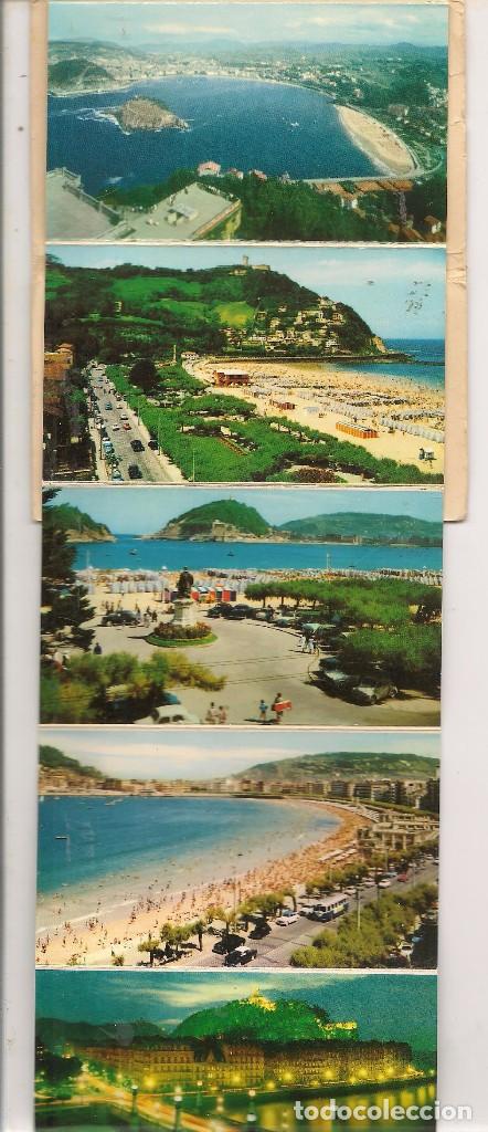 Postcards: POSTAL: SAN SEBASTIAN. 12 VISTAS EN COLOR. (ST/C46).
