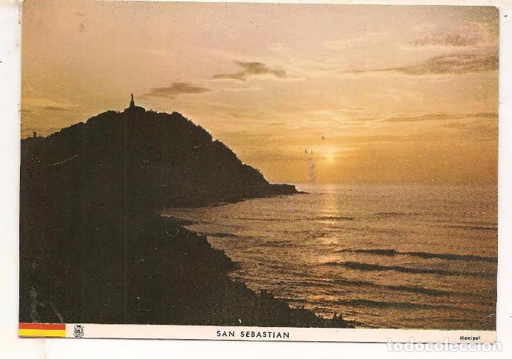 Postcards: POSTAL: SAN SEBASTIAN. PUESTA DE SOL. (ST/C46).