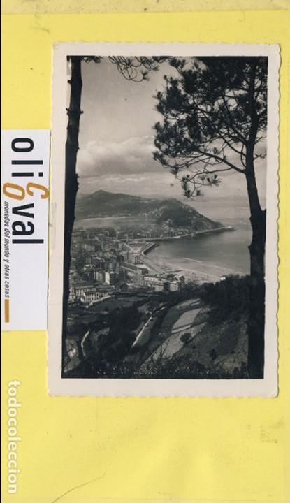 Cartoline: PAIS VASCO G&Uacute;IPUZCUA 194 SAN SEBASTIAN  VISTA PANORAMICA  ARRIBAS DATADA -P.2245