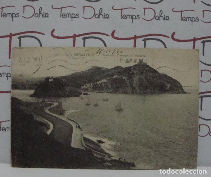 Cartoline: POSTAL SAN SEBASTIAN N&ordm; 368 PASEO DEL PRINCIPE DE ASTURIAS ESCRITA