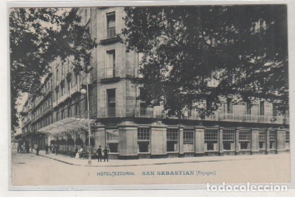Postales: Hotel Ezcurra San Sebastian. Circulada. Edi G. G. Galarza.