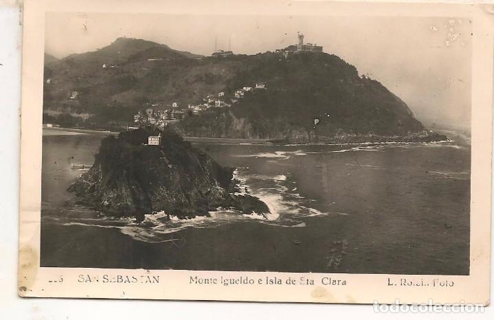 Cartoline: POSTAL. SAN SEBASTIAN. MONTE IGUELDO E ISLA DE STA. CLARA.  (C/A33)