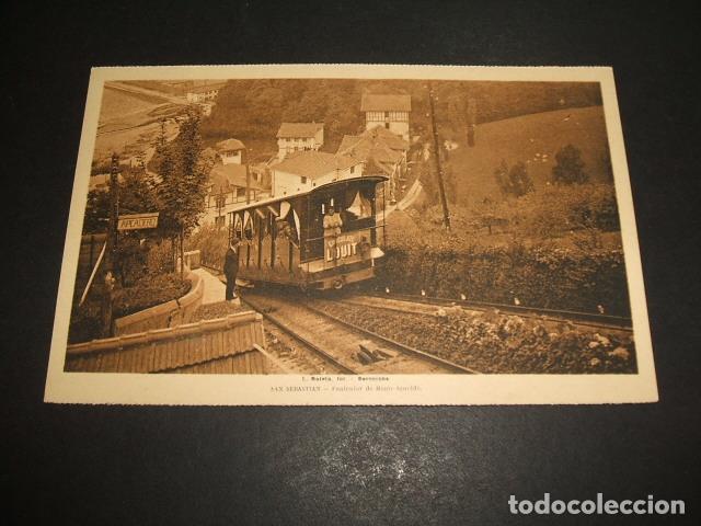 Postales: SAN SEBASTIAN FUNICULAR DEL MONTE IGUELDO - Foto 1