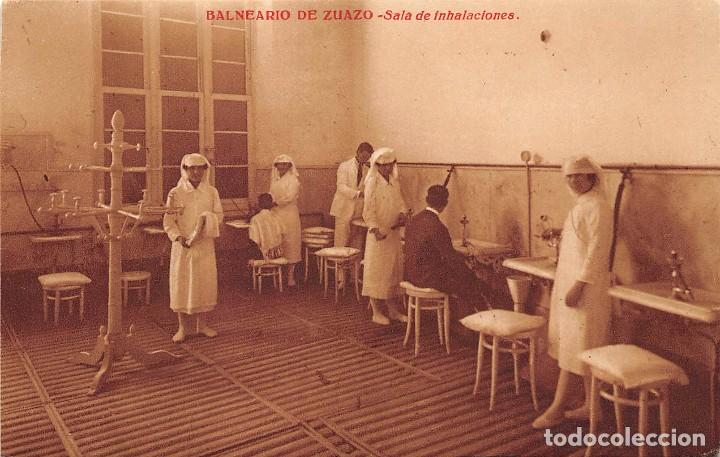 Postales: BALNEARIO DE ZUAZO.- SALA DE INHALACIONES