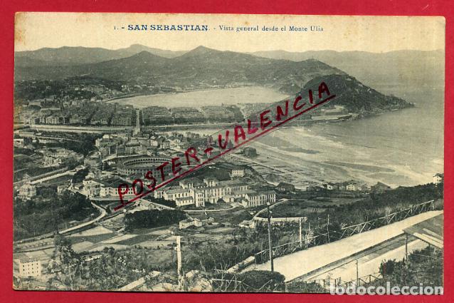 Postales: POSTAL SAN SEBASTIAN , VISTA GENERAL DEL MONTE ULIA , ORIGINAL , P85963